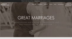 Desktop Screenshot of great-marriages.org